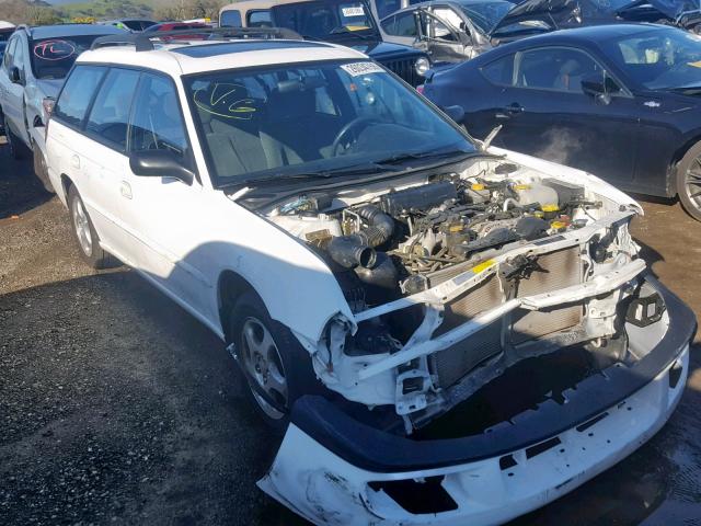 4S3BK4353X7300019 - 1999 SUBARU LEGACY L WHITE photo 1