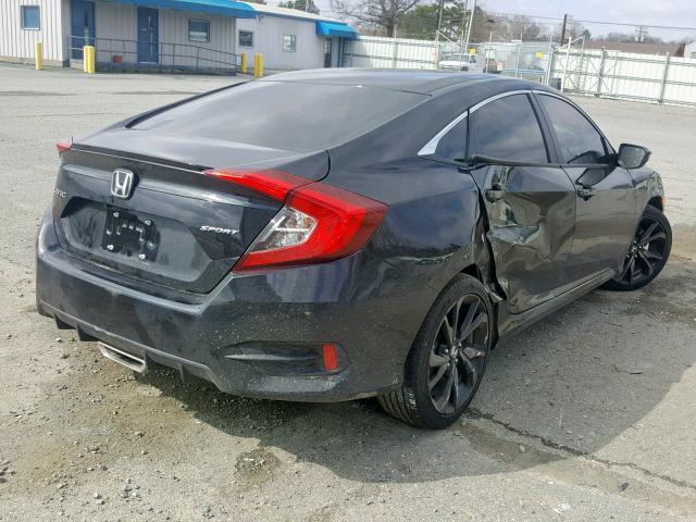 19XFC2F85KE007501 - 2019 HONDA CIVIC SPOR BLACK photo 4