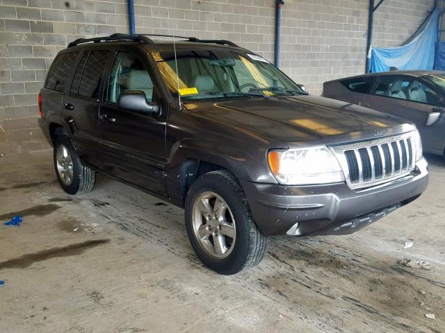 1J8GX58N34C121187 - 2004 JEEP GRAND CHER GRAY photo 1