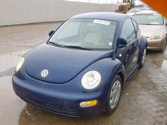 3VWBC21C1XM453794 - 1999 VOLKSWAGEN NEW BEETLE ლურჯი ფოტო 2