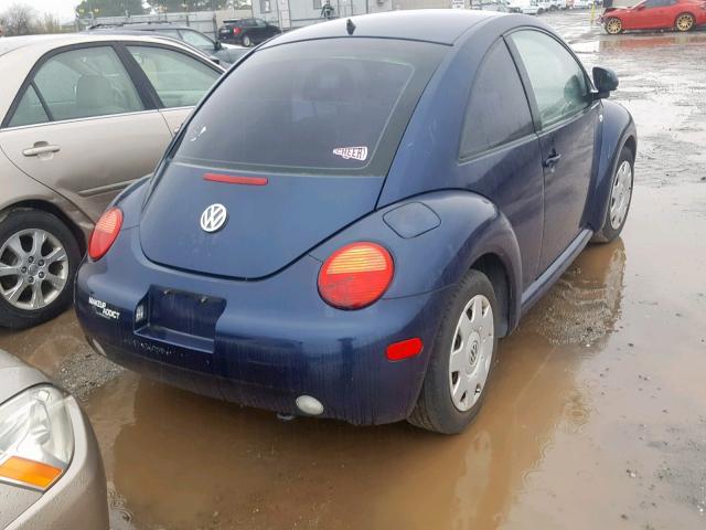 3VWBC21C1XM453794 - 1999 VOLKSWAGEN NEW BEETLE ლურჯი ფოტო 4