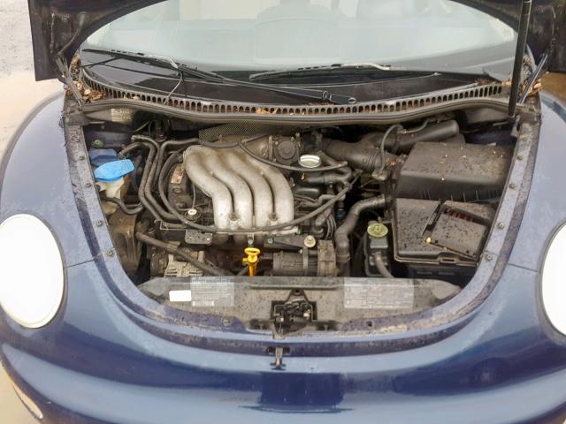 3VWBC21C1XM453794 - 1999 VOLKSWAGEN NEW BEETLE ლურჯი ფოტო 7