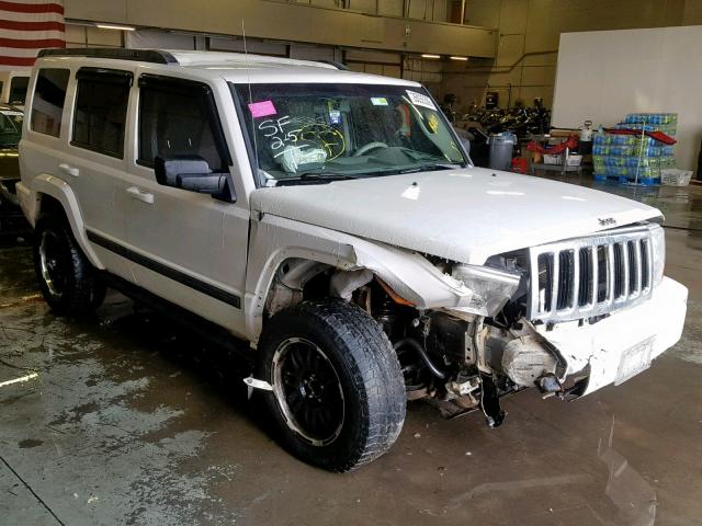 1J8HG48K98C132964 - 2008 JEEP COMMANDER WHITE photo 1