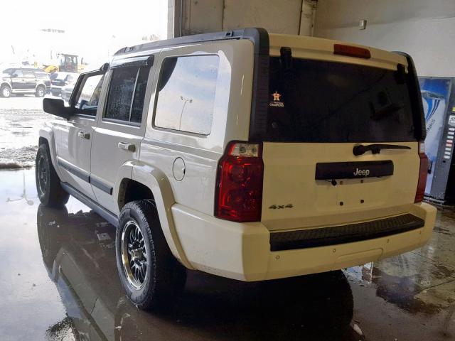 1J8HG48K98C132964 - 2008 JEEP COMMANDER WHITE photo 3