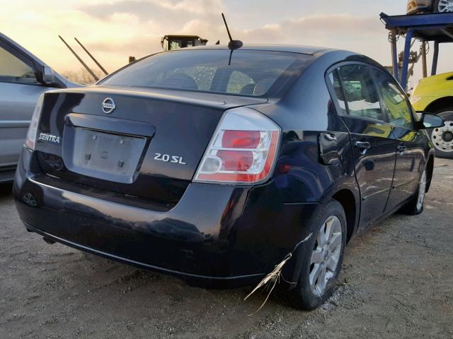 3N1AB61E57L669411 - 2007 NISSAN SENTRA 2.0 BLACK photo 4