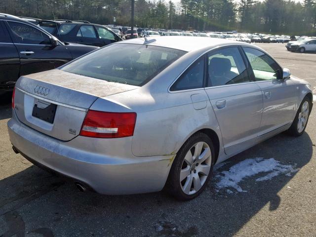 WAUDG74F45N101067 - 2005 AUDI A6 3.2 QUA SILVER photo 4