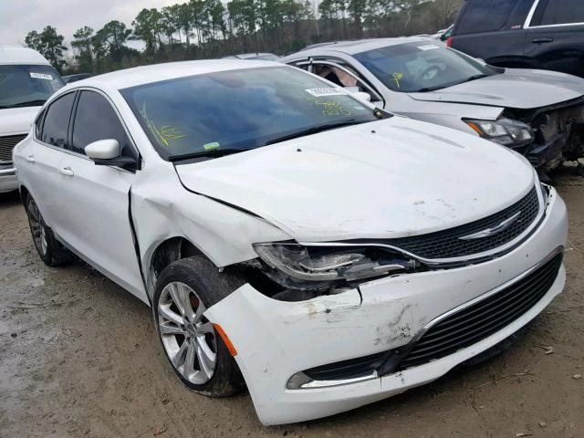 1C3CCCAB1FN588870 - 2015 CHRYSLER 200 LIMITE WHITE photo 1