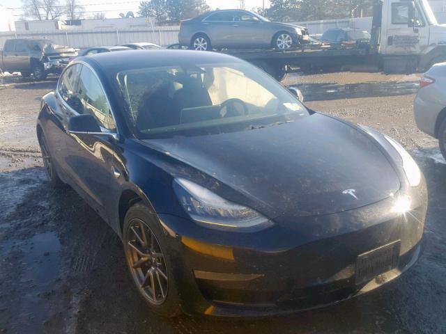 5YJ3E1EB0JF113481 - 2018 TESLA MODEL 3 BLACK photo 1