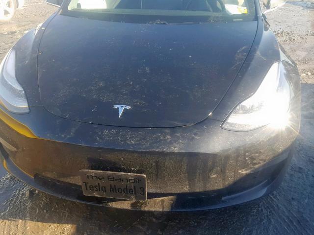 5YJ3E1EB0JF113481 - 2018 TESLA MODEL 3 BLACK photo 7