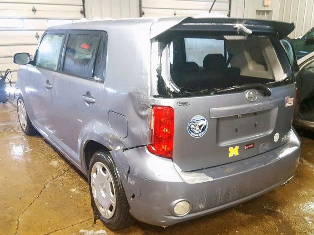 JTLKE50E491067635 - 2009 TOYOTA SCION XB Күлгін фото 3