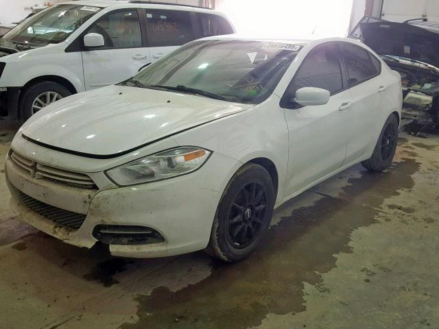 1C3CDFBA9DD178941 - 2013 DODGE DART SXT WHITE photo 2