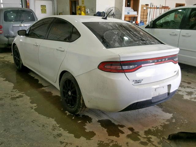 1C3CDFBA9DD178941 - 2013 DODGE DART SXT WHITE photo 3