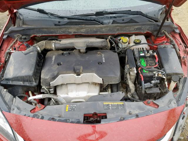 1G11C5SLXEF257003 - 2014 CHEVROLET MALIBU 1LT 红色 照片 7