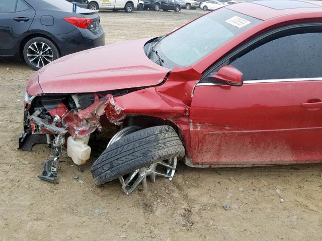 1G11C5SLXEF257003 - 2014 CHEVROLET MALIBU 1LT 红色 照片 9