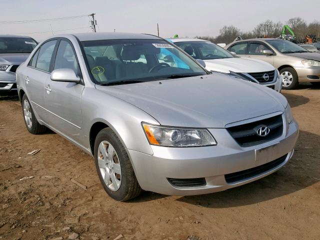 5NPET46C78H335079 - 2008 HYUNDAI SONATA GLS SILVER photo 1