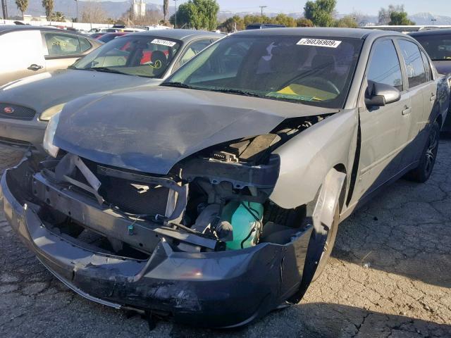 1G1ZS58F37F250842 - 2007 CHEVROLET MALIBU LS GRAY photo 2