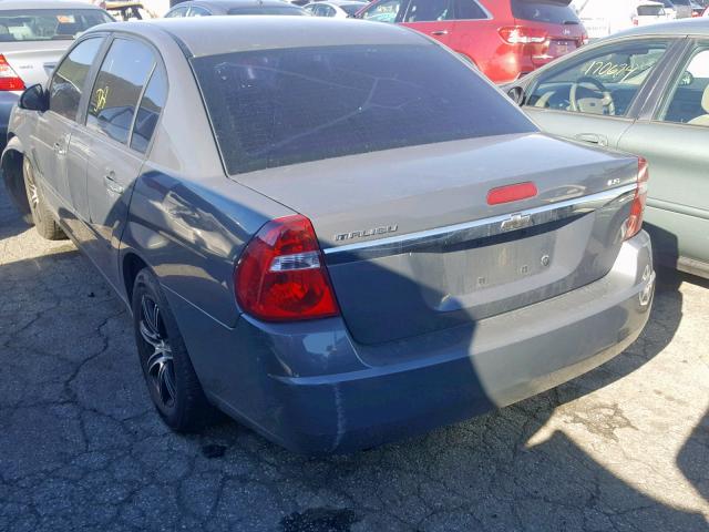 1G1ZS58F37F250842 - 2007 CHEVROLET MALIBU LS GRAY photo 3