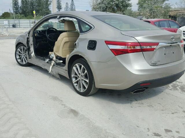 4T1BK1EB7FU160828 - 2015 TOYOTA AVALON XLE 金色 照片 3