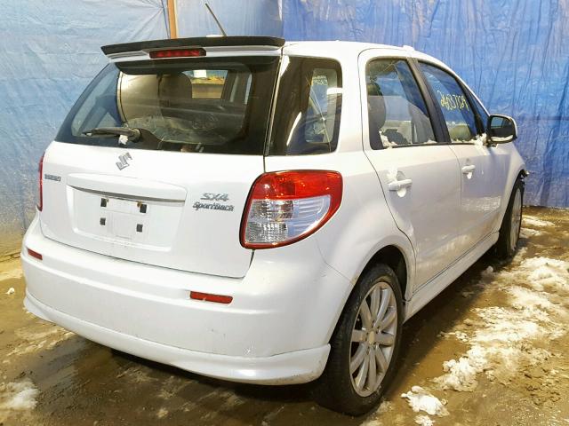 JS2YA5A50D6100101 - 2013 SUZUKI SX4 WHITE photo 4