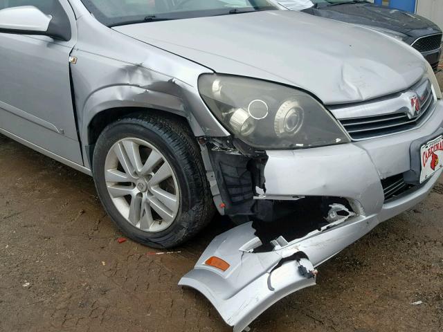 W08AT671585036996 - 2008 SATURN ASTRA XR SILVER photo 9