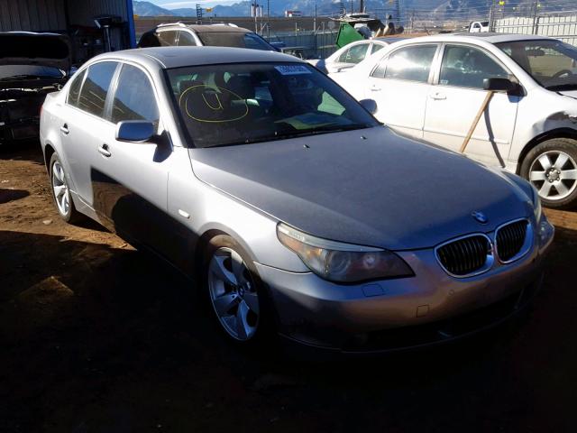 WBANE53587CK91803 - 2007 BMW 525 I GRAY photo 1