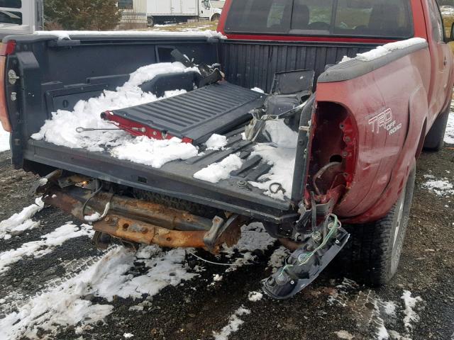 5TEUU42N57Z375852 - 2007 TOYOTA TACOMA ACC RED photo 9