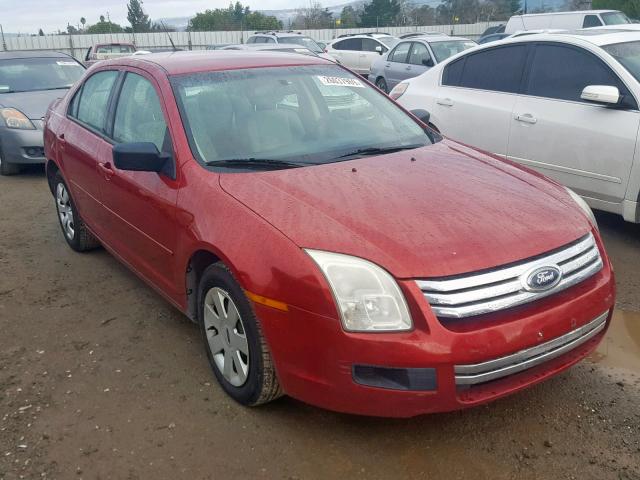 3FAHP06Z78R216790 - 2008 FORD FUSION S RED photo 1