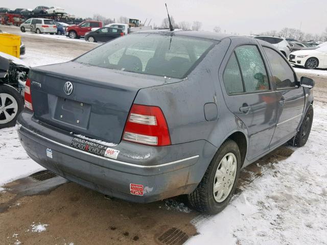 3VWRK69MX4M080787 - 2004 VOLKSWAGEN JETTA GL GRAY photo 4