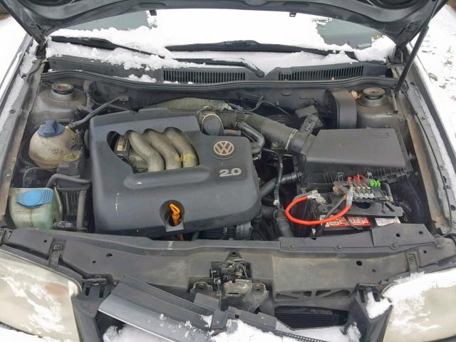 3VWRK69MX4M080787 - 2004 VOLKSWAGEN JETTA GL GRAY photo 7