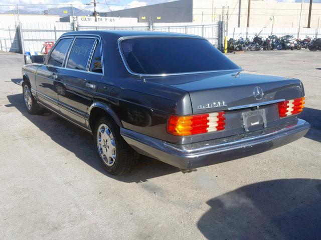 WDBCA35E9LA552545 - 1990 MERCEDES-BENZ 420 SEL BLACK photo 3