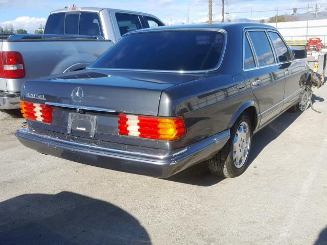 WDBCA35E9LA552545 - 1990 MERCEDES-BENZ 420 SEL BLACK photo 4