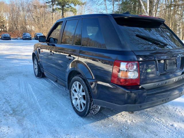 SALSF25498A125219 - 2008 LAND ROVER RANGE ROVE BLACK photo 6