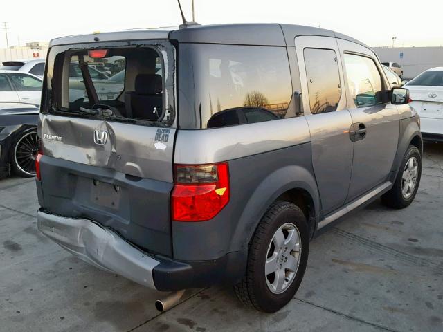 5J6YH286X5L008140 - 2005 HONDA ELEMENT EX SILVER photo 4