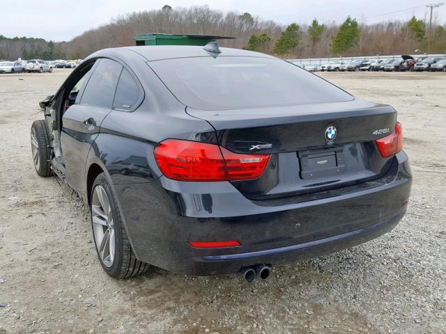 WBA4C9C56FG135128 - 2015 BMW 428 XI BLACK photo 3