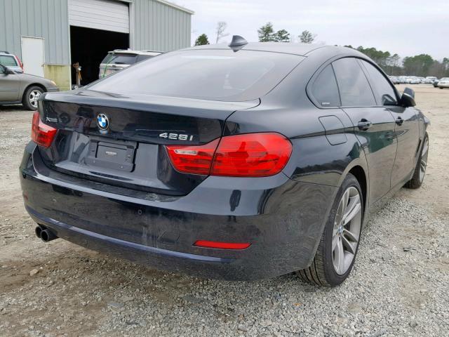 WBA4C9C56FG135128 - 2015 BMW 428 XI BLACK photo 4