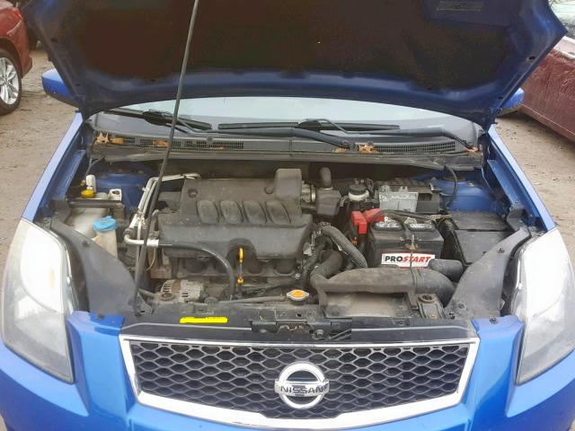 3N1AB6AP0AL701495 - 2010 NISSAN SENTRA 2.0 BLUE photo 7