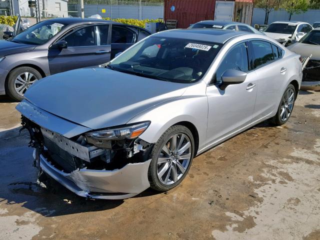 JM1GL1TY0J1301246 - 2018 MAZDA 6 GRAND TO SILVER photo 2