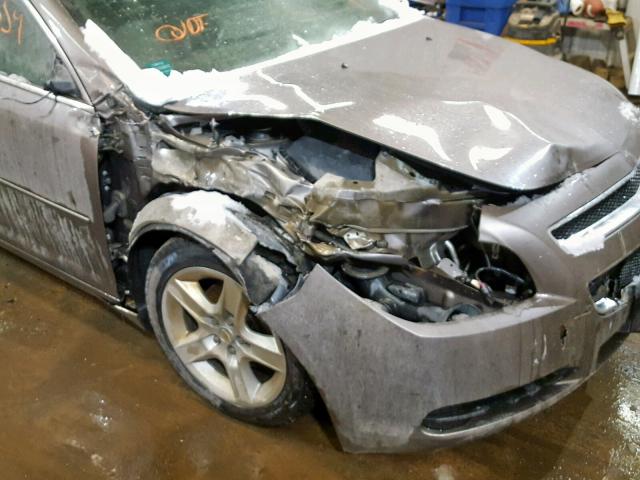 1G1ZA5E1XBF118441 - 2011 CHEVROLET MALIBU LS ყავისფერი ფოტო 9