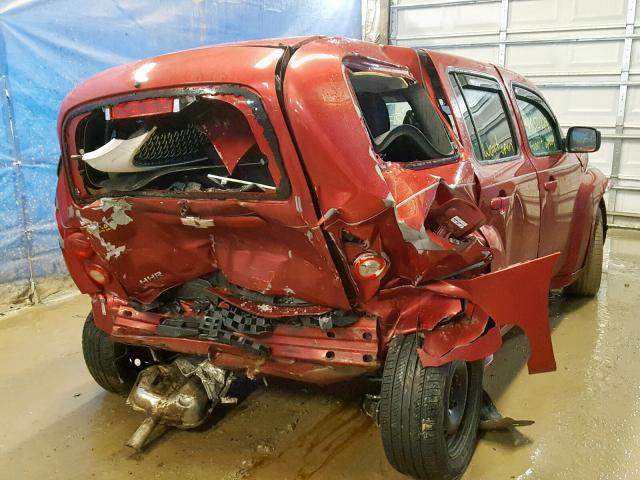 3GNBAADB0AS534723 - 2010 CHEVROLET HHR LS 勃艮第红 照片 4