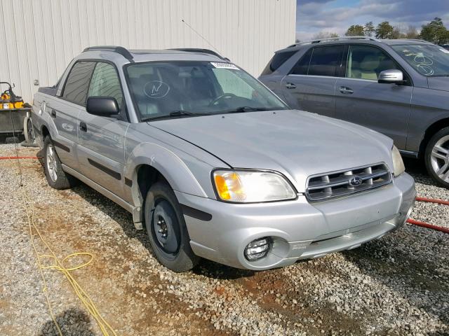 4S4BT62C567102237 - 2006 SUBARU BAJA SPORT SILVER photo 1