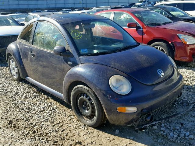 3VWDD21C21M463571 - 2001 VOLKSWAGEN NEW BEETLE ლურჯი ფოტო 1