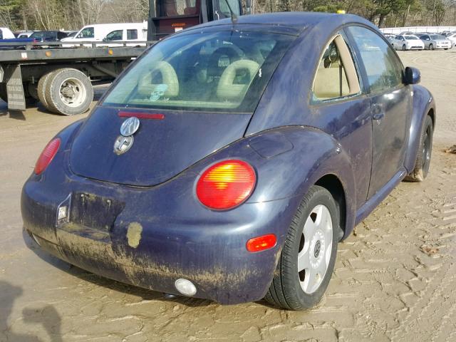 3VWDD21C21M463571 - 2001 VOLKSWAGEN NEW BEETLE ლურჯი ფოტო 4