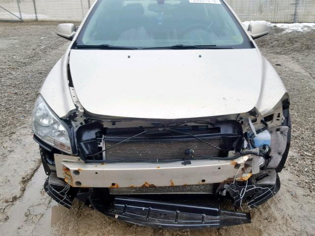 1G1ZC5EBXAF218931 - 2010 CHEVROLET MALIBU 1LT CREAM photo 9