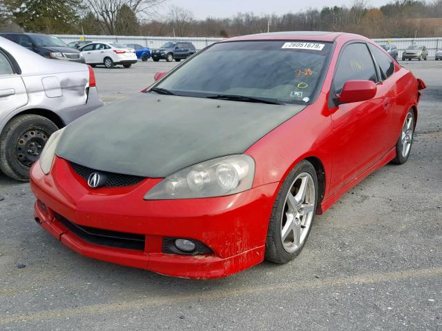 JH4DC53085S012134 - 2005 ACURA RSX TYPE-S RED photo 2