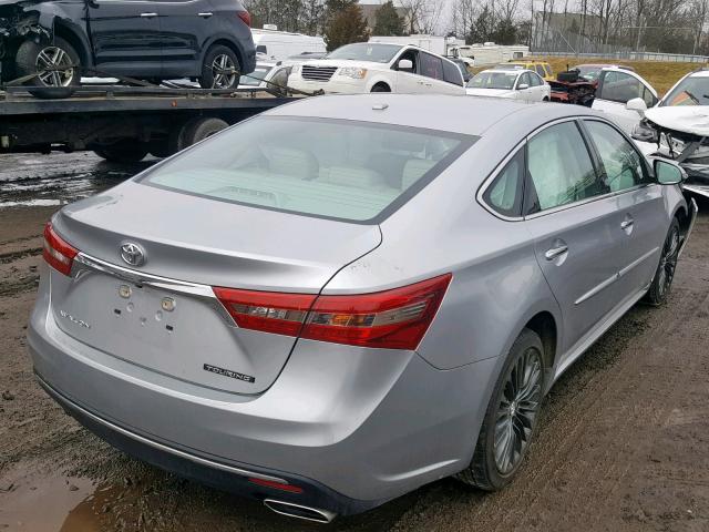 4T1BK1EBXGU222854 - 2016 TOYOTA AVALON XLE SILVER photo 4