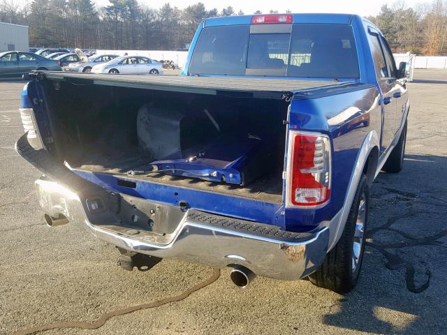 1C6RR7NT3GS150814 - 2016 RAM 1500 LARAM BLUE photo 4