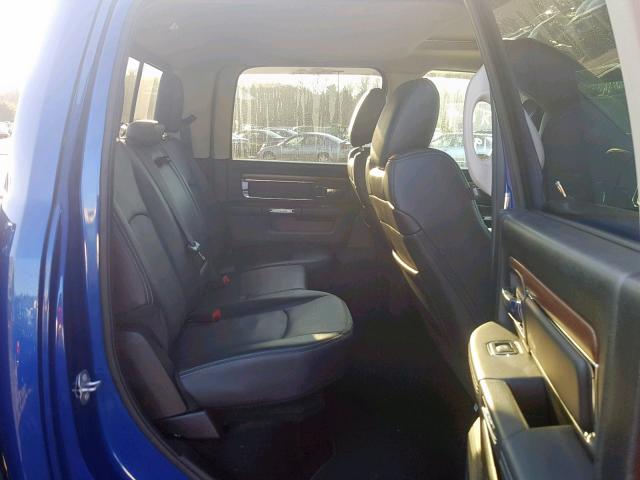 1C6RR7NT3GS150814 - 2016 RAM 1500 LARAM BLUE photo 6