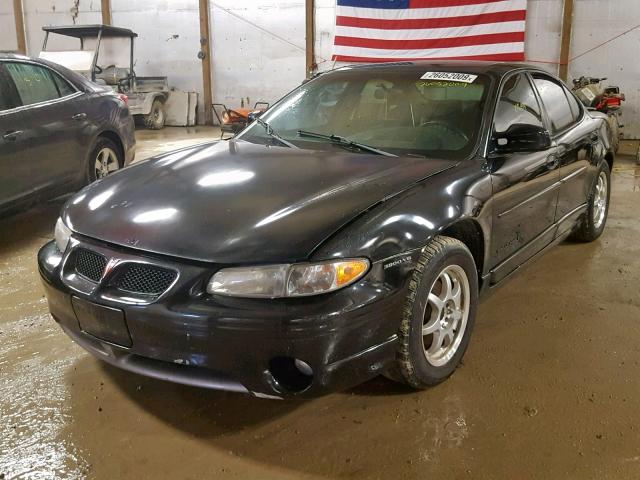 1G2WP52K0WF289005 - 1998 PONTIAC GRAND PRIX BLACK photo 2