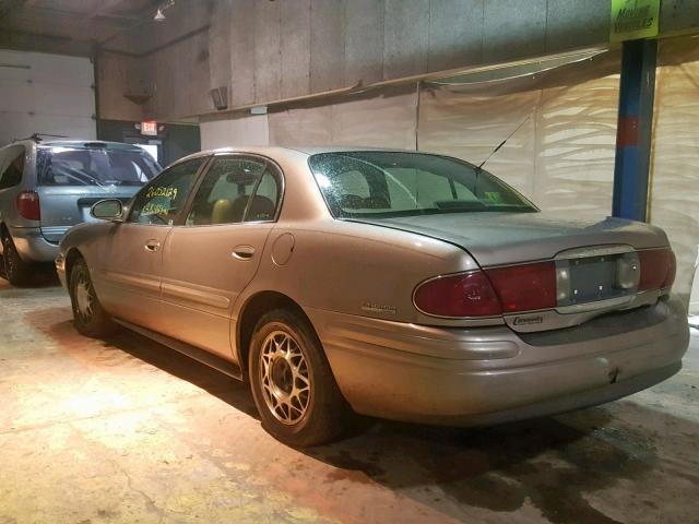 1G4HR54K61U273581 - 2001 BUICK LESABRE LI GOLD photo 3