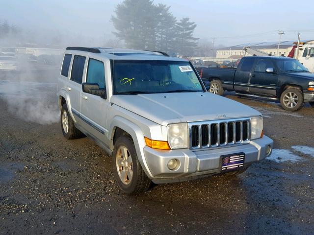 1J8HG48K27C586942 - 2007 JEEP COMMANDER SILVER photo 1